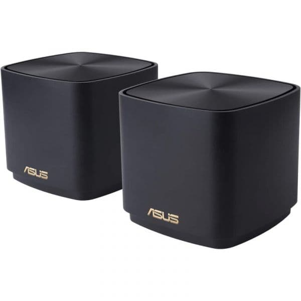 Sistema Wi-Fi Mesh Asus ZenWiFi XD4 Plus AX1800 Preto (Pack 2) - 90IG07M0-MO3C30