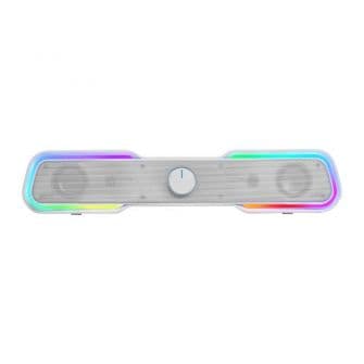 Mars Gaming MSBX RGB Soundbar White - Coluna Bluetooth