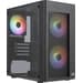 Aerocool Hexform RGB Preta MicroATX Vidro Temperado - HEXFORMBKV2
