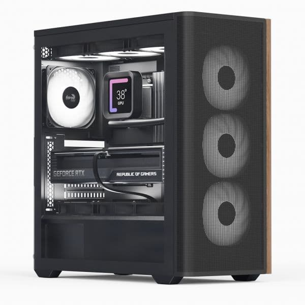 Aerocool D501A-G-WT-V2 Vidro Temperado Branca