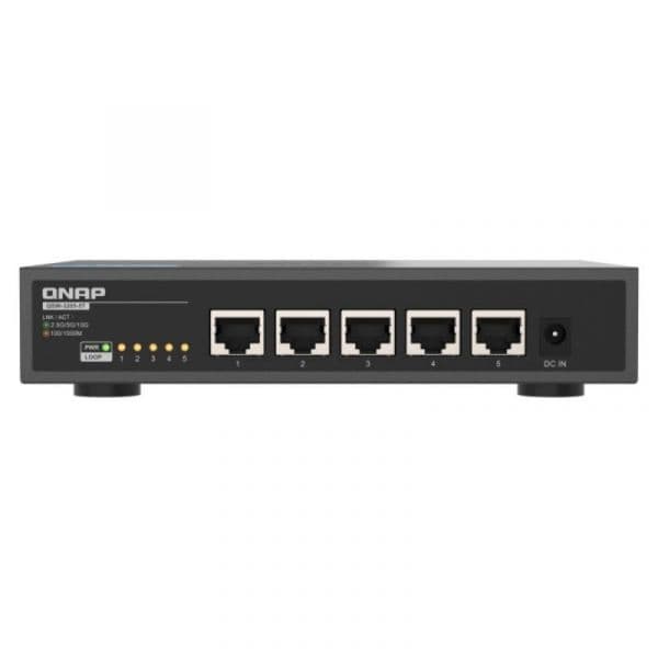 Switch Não Gerido QNAP QSW-3205-5T 10G Ethernet 5 Portas Plug and Play