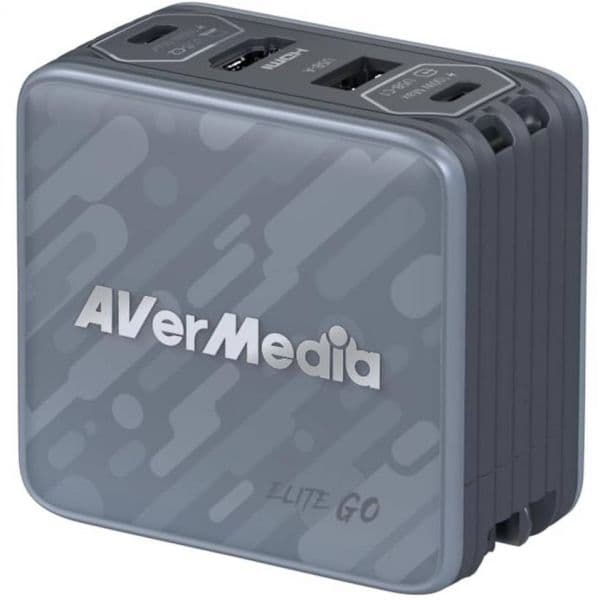 AverMedia EliteGO GC313Pro Adaptador Áudio Jack / Base de Carregamento / Estação de Acoplamento 100W GaN HD