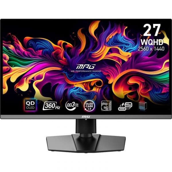 Monitor MSI MPG 271QRX QD-OLED 26.5" QD-OLED WQHD 360Hz USB-C