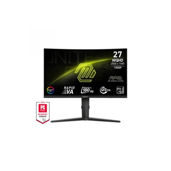 Monitor MSI MAG 275CQRF QD E2 27" LED Rapid VA QHD 180Hz 0.5ms Curvo