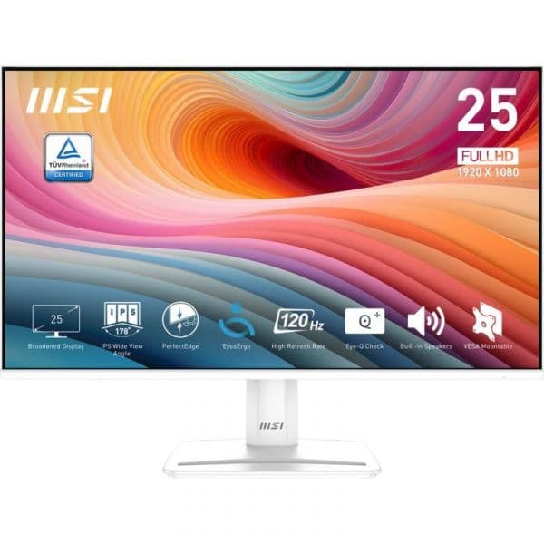 Monitor MSI PRO MP251W E2 24.5" IPS FullHD 120Hz