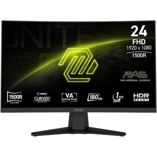 Monitor MSI MAG 244C 23.6" VA FullHD 165Hz FreeSync Curvo