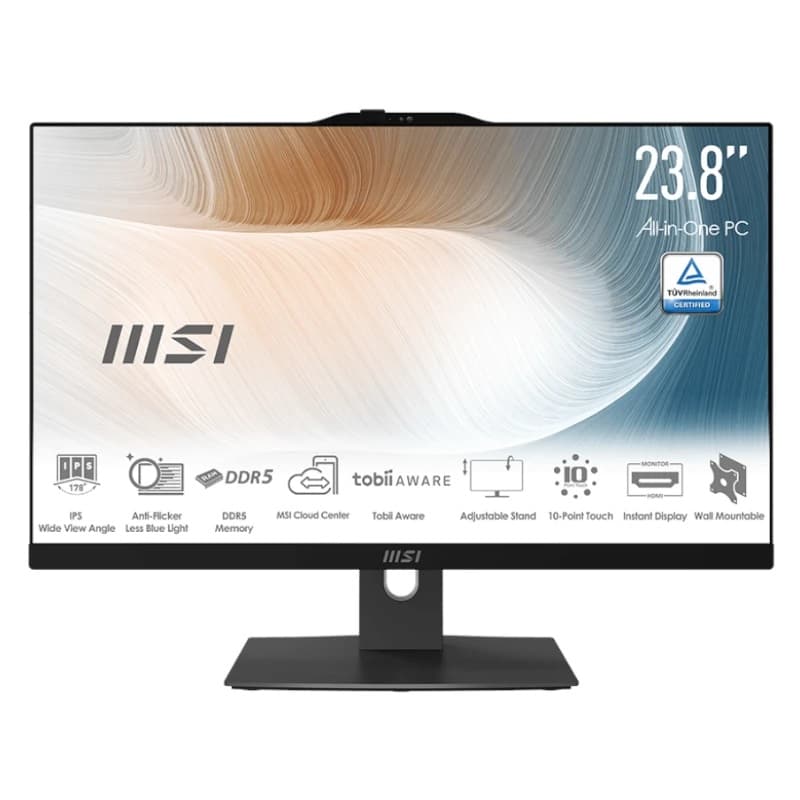 MSI AM242P-1499ES i5-120U 16GB 512 W11H 24" Preto