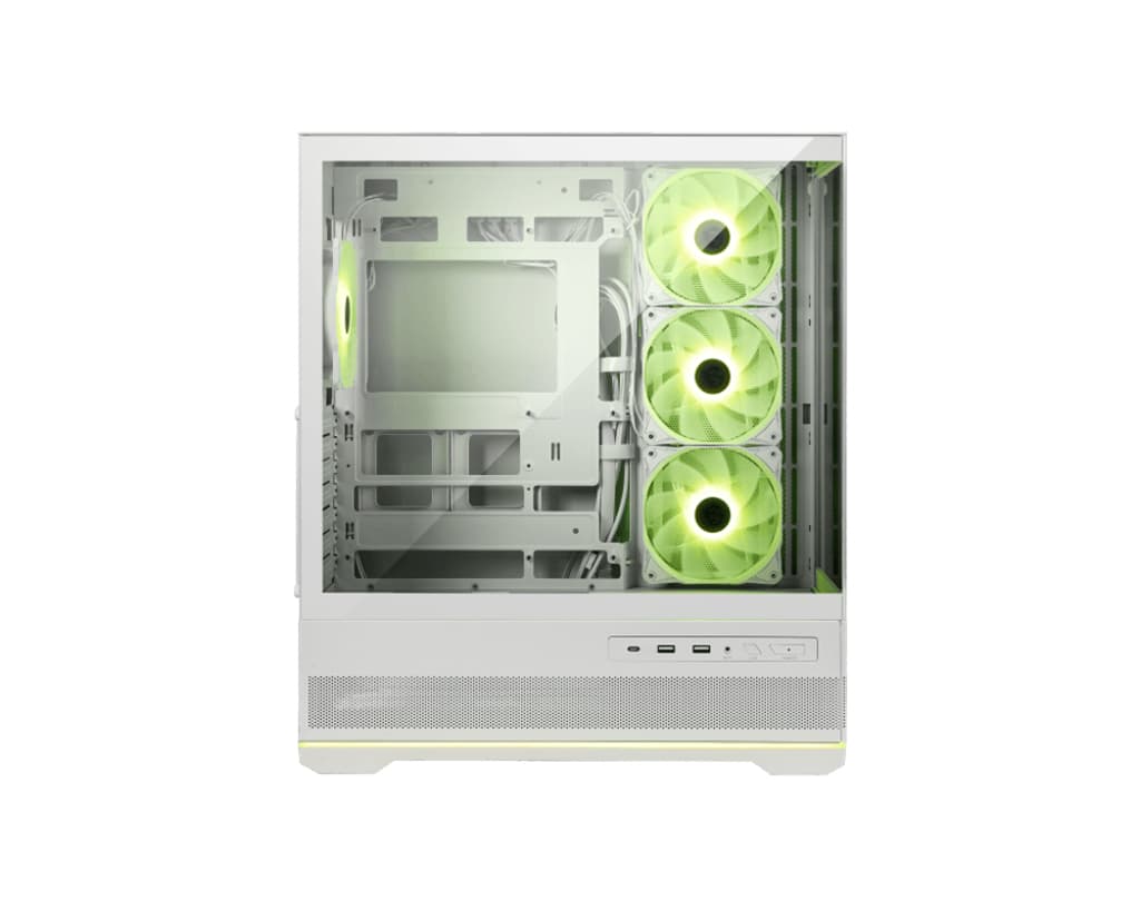 MSI MAG PANO 110R PZ WHITE Midi Tower ATX Vidro Temperado Branca