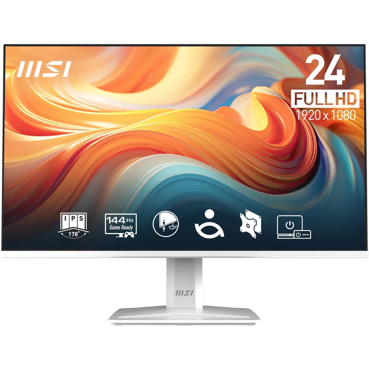 Monitor MSI 23.8" PRO MP243W E14 FullHD 144Hz 1ms DP HDMI HDR Ready Altifalantes