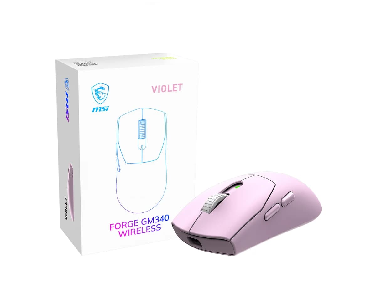 MSI Forge GM340 12000DPI Violet Wireless
