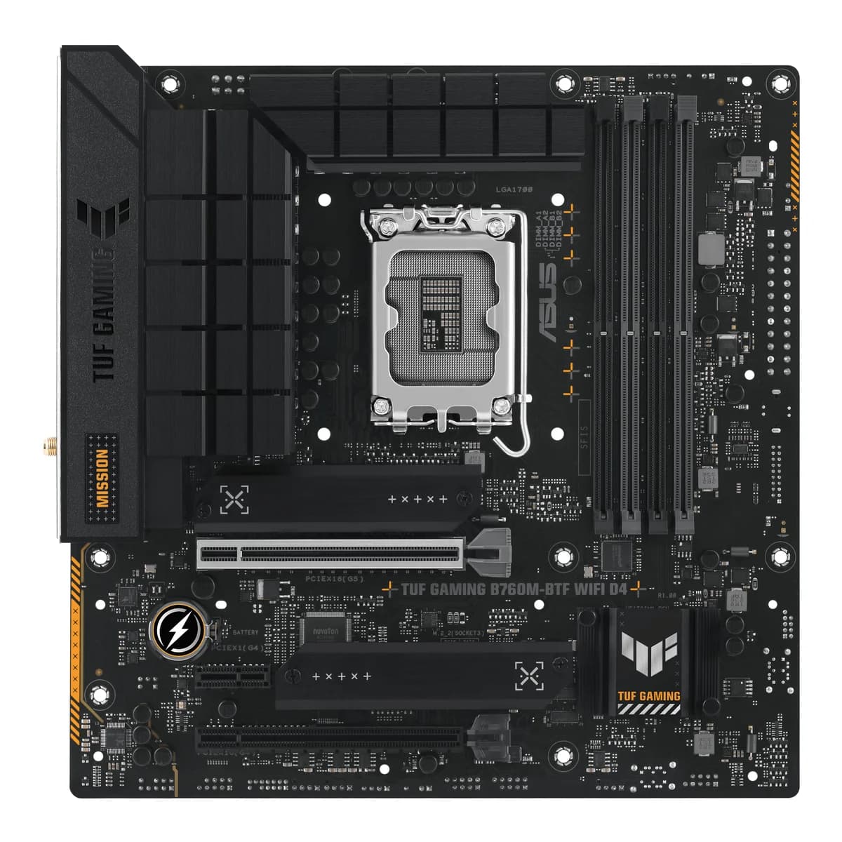 Motherboard Asus Tuf Gaming b760m-btf Wifi d4 Intel b760 Lga - PLYASU1700073_90MB1E50-M0EAY0