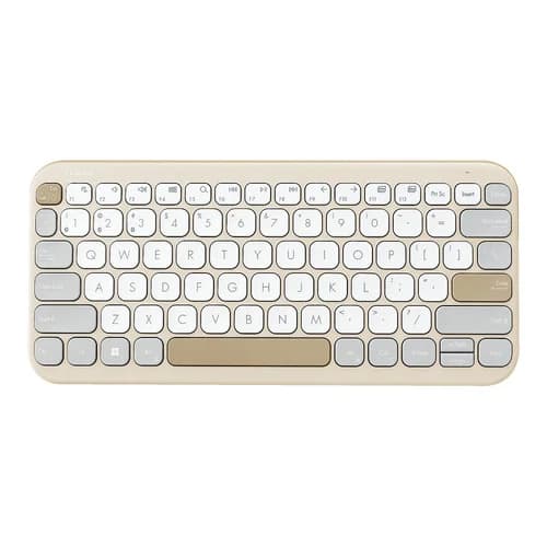 Teclado Asus KW100 Bluetooth Marshmallow Oat Milk Layout US