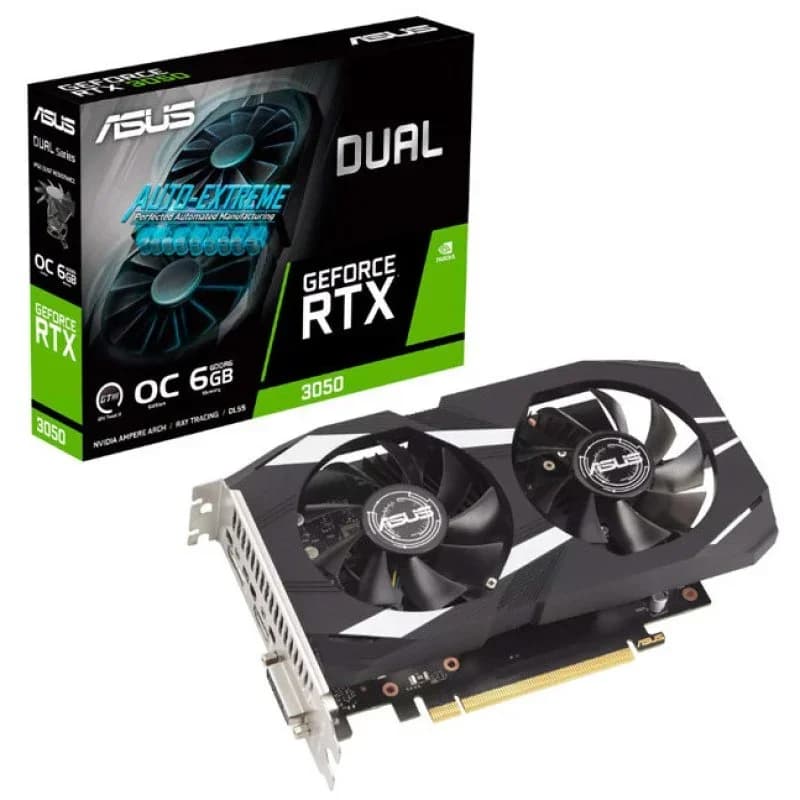 Asus Dual GeForce RTX 3050 6GB GDDR6 OC