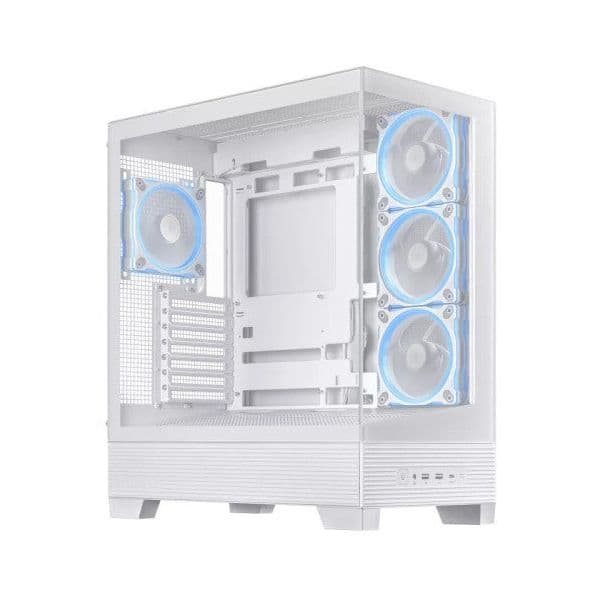 ASUS A31 PLUS ARGB Mid Tower ATX Vidro Temperado Duplo USB-C Branca