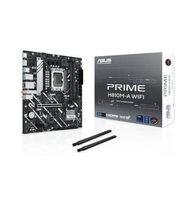 Motherboard ASUS Intel H810 LGA 1851 Micro ATX PRIME H810M-A WIFI DDR5 M.2 PCIe 4.0 Wi-Fi 6 Bluetooth 5.3