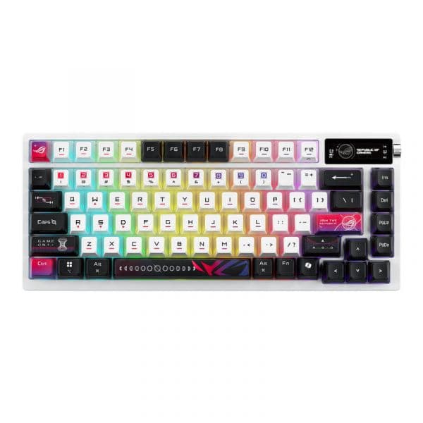 Asus ROG Azoth X ROG NX Snow Branco/Preto Wireless