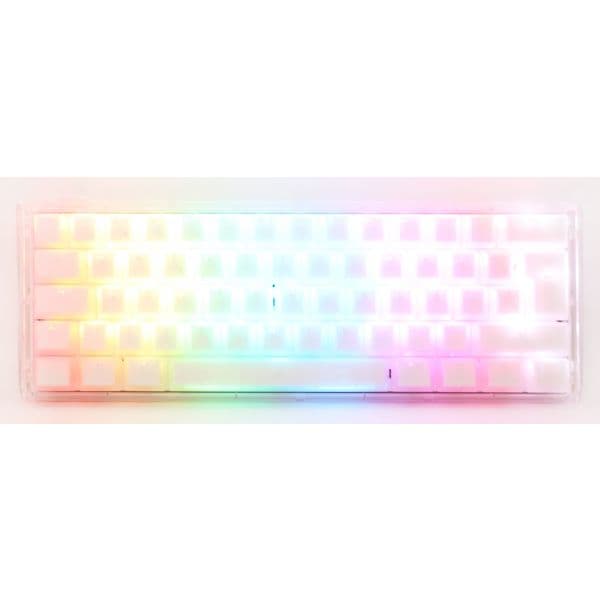 Ducky Teclado ONE 3 Aura White Mini 60% Hot-swappable MX-Red RGB PBT - Mecânico (ES) - DKON2161ST-RESPDAW