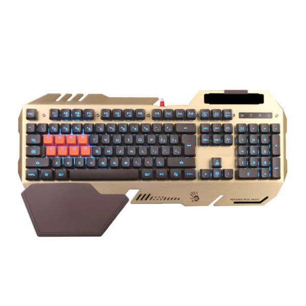 Bloody B418 - 8 Light Strike Gaming Keyboard Gold