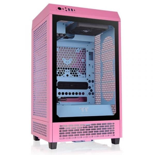 Thermaltake The Tower 200 Mini Torre ITX Vidro Temperado USB-C Rosa