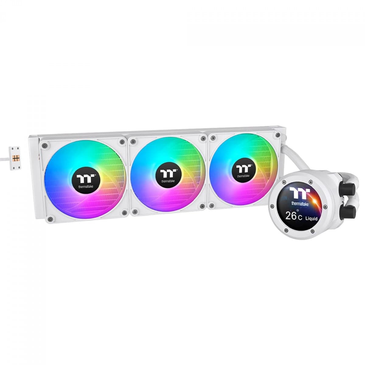Thermaltake TH360 V2 Ultra EX ARGB Sync Snow Edition Refrigeración Líquida Todo en Uno 360mm Branco