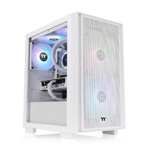 Thermaltake Versa H16 TG ARGB Vidro Temperado Branco