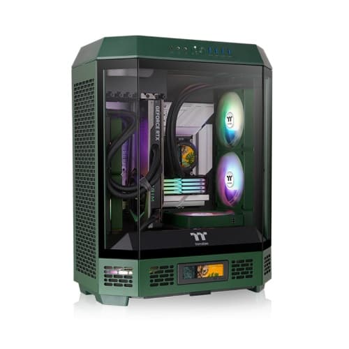 Thermaltake The Tower 600 Vidro Temperado Racing Green