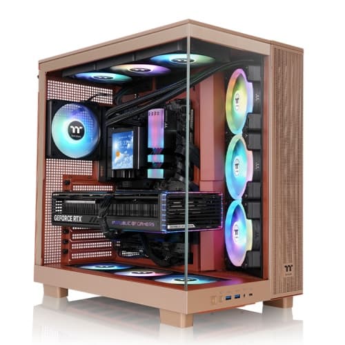 Thermaltake View 380 XL TG ARGB Vidro Temperado Gravel Sand/Arena
