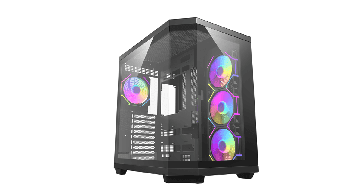 darkFlash DQX80 Vidro Temperado Preto