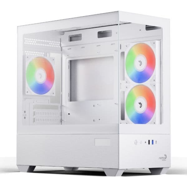 Aerocool P300D Digi-G-WT-v1 Vidro Temperado Branco