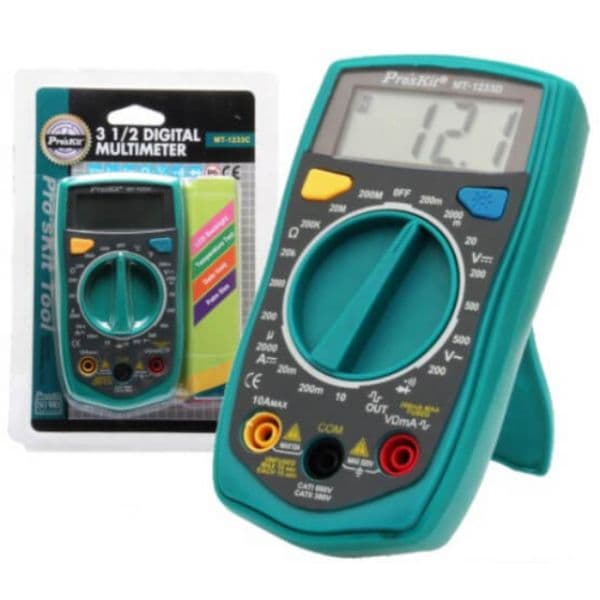 Pro's Kit Multimetro MT-1233D