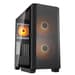 Cougar Airface Flo RGB Vidro Temperado Preto