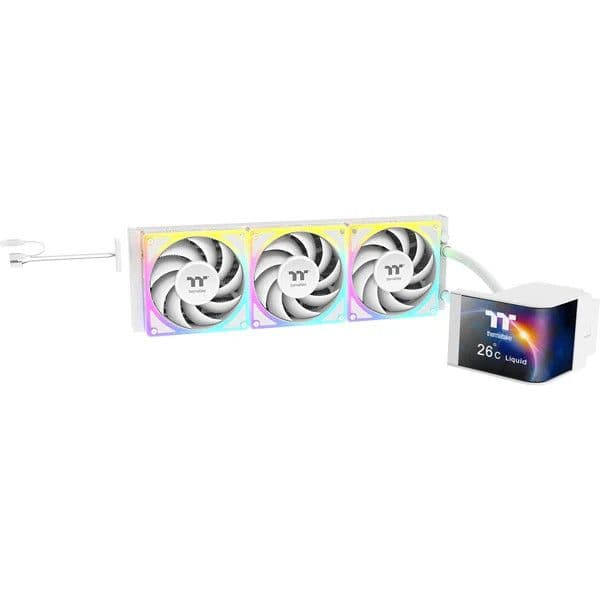 Thermaltake MAGCurve 360 Ultra Snow Water Cooler AIO 360mm Branco com Ecrã AMOLED 6.67"