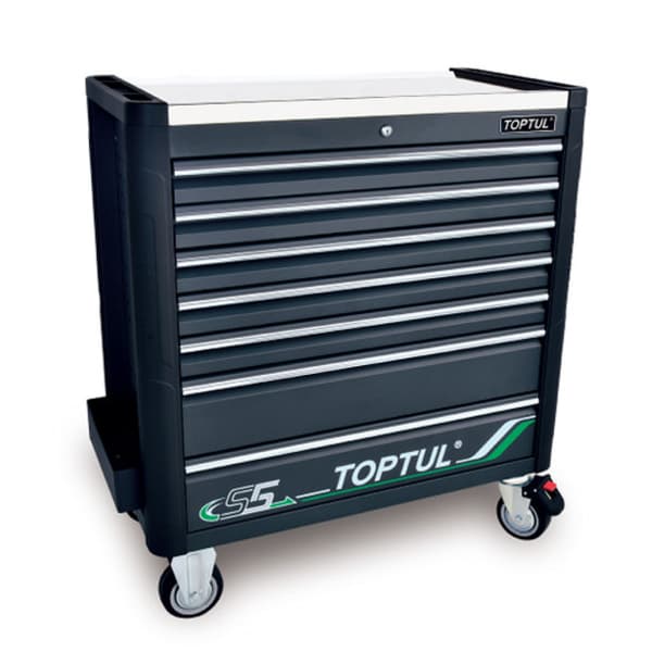 Carro de Ferramentas com 7 Gavetas com 413 Peças BUMPER PRO Toptul GE-41330