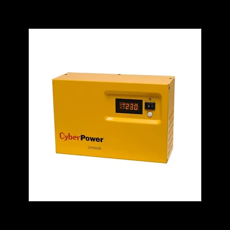 UPS CyberPower CPS600E-DE 600VA de Chumbo Ácido, Onda Sinusoidal Pura/Simulada, LCD, Proteção Contra Sobrecargas