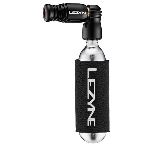 Lezyne Trigger Speed Drive Co2 Presta Only With Neoprene Sleeve Black / Hi Gloss