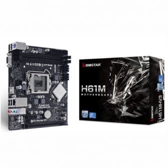 Motherboard Biostar | µatx | Graphics: 1x Pcie x16 | Socket: 1 - H61MHV3