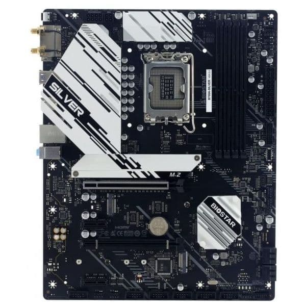 Motherboard Biostar | Form Factor: Atx | Graphic: 2x Pcie - B760A-SILVER