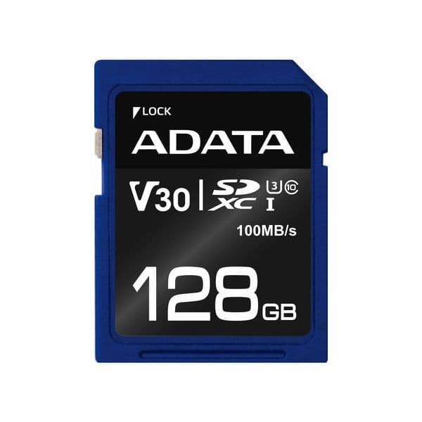ADATA 128GB SDXC Premier Pro UHS-I (U3) Class 10 V30