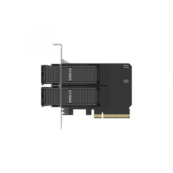 Icy Dock Adaptador PCIe 4.0 x8 NVMe ExpressSlot Core CP073-2 (MB312M4P-B) Black