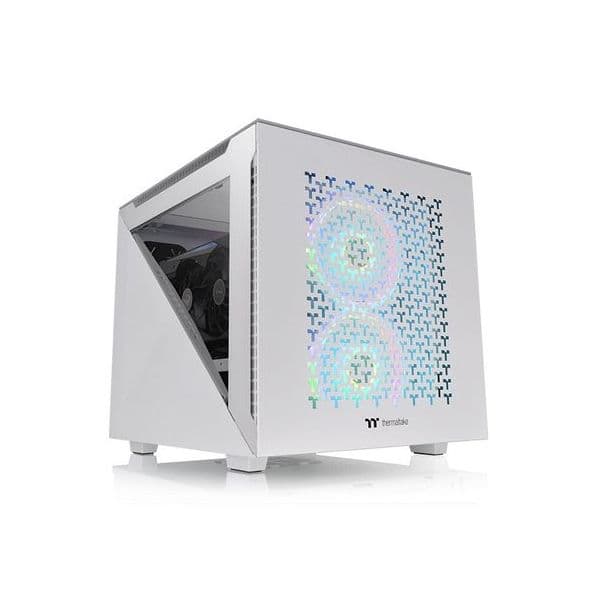 Thermaltake Caixa Pc Divider 200 Tg Air Snow Micro Tower Housing Branc - CA-1V1-00S6WN-01