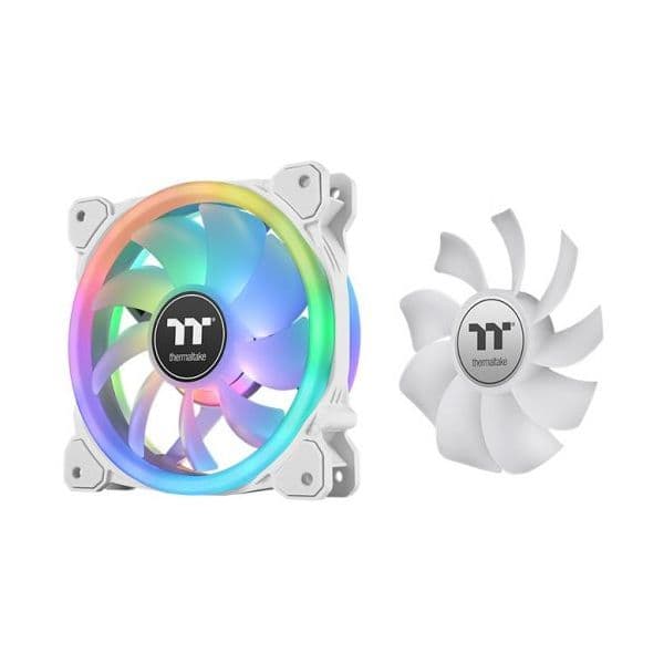 Thermaltake SWAFAN 12 RGB Radiator Fan TT Premium Edition Branco (3-Fan Pack) - CL-F145-PL12SW-A