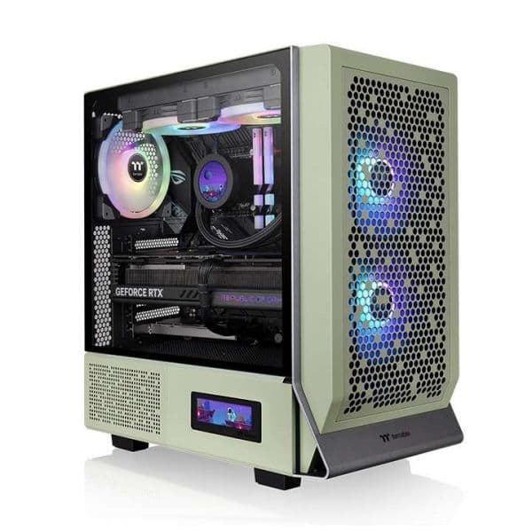 Thermaltake Ceres 300 TG ARGB Mid Tower Verde