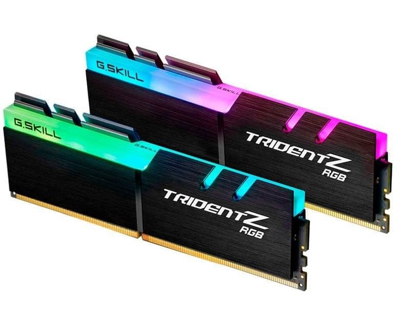 Memória RAM G.Skill 16GB Trident Z RGB (2x8GB) DDR4-3600MHz CL18 Black - F4-3600C18D-16GTZRX