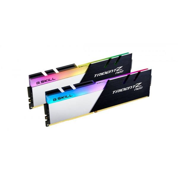 Memória RAM G.Skill 32GB Trident Z Neo 2x 16GB RGB DDR4 3600MHz PC4-28800 - F4-3600C18D-32GTZN