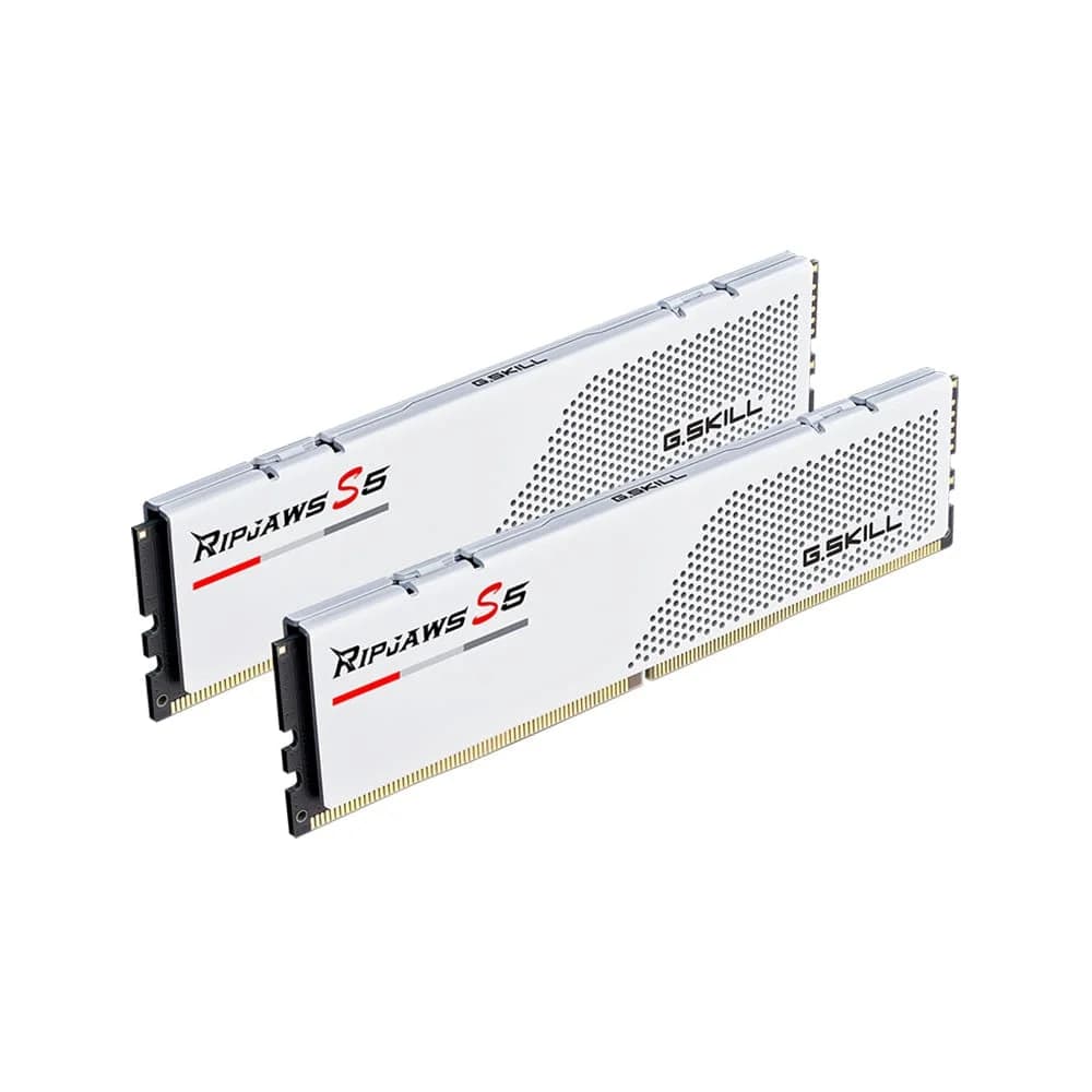 Memória RAM G.Skill 32GB Ripjaws S5 (2x16GB) Branca DDR5 5600MHz CL36