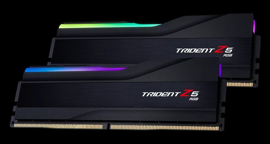 Memória RAM G.Skill Trident Z5 RGB 64GB 2x32GB DDR5 6000MHZ CL36 - F5-6000J3636F32
