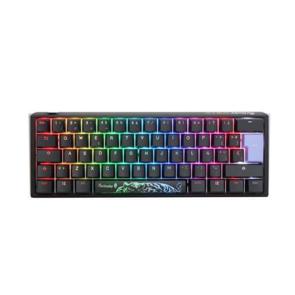 Ducky Teclado ONE 3 Classic Mini 60%, Hot-swappable, MX-Clear, RGB, PBT - Mecânico (ES) - DKON2161ST-WESPD
