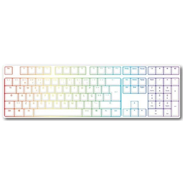 Ducky Conjunto de 109 Teclas PBT Doubleshot Branco (ES) - DKSA109-ESPDWNNO2