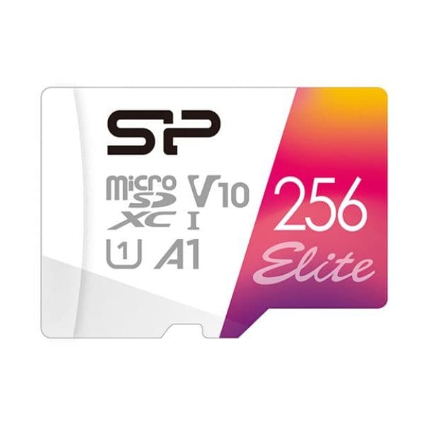 Silicon Power 256GB Micro SDXC Elite UHS-I A1 V10 CL.10 + Adaptador SD