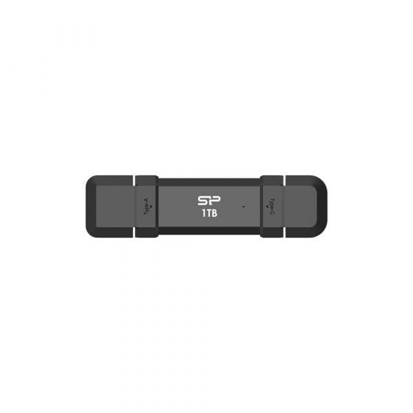 Silicon Power 1TB DS72 USB A+C 3.2 Gen 2 Black